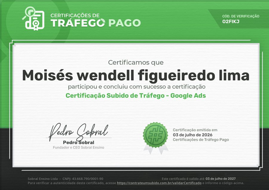 Certificação Google Ads